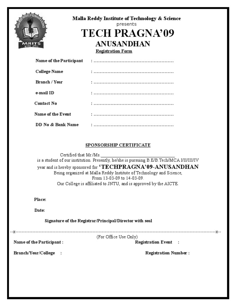 Registration | PDF