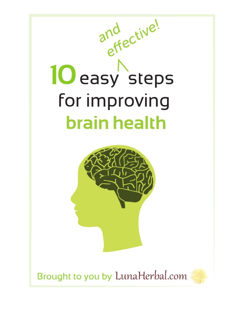 10 Easy Steps For Improving Brain Health Pdf Inflammation Vitamin D