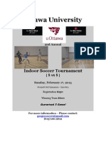 Indoor Soccer Tournament Package