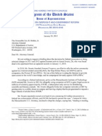 Oversight Letter To DOJ On Swartz