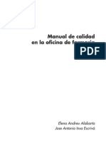 Manual de Calidad Oficina de Farmacia - España