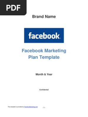 Facebook Marketing Plan Template
