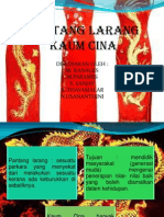 Edu: Pantang Larang Kaum Cina