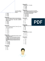 Soal Ujian Akhir Nasional Matematika SD 1998