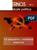 Comisión Ideológica Del PCOE - Cuadernos para El Debate - #3 - La Pequeña Empresa