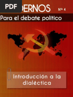 Comisión Ideológica del PCOE - Cuadernos para el debate - Nº 4 - Introducción a la dialéctica