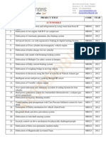 AUTOMOBILE , HYDRAULLIC AND PNEUMATIC TITLES 