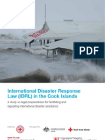 International Disaster Response Law in the Cook Islands