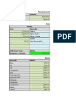 Planilha de controle de finanças para casal