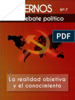  Cuadernos para el debate - Nº7 - La realidad objetiva