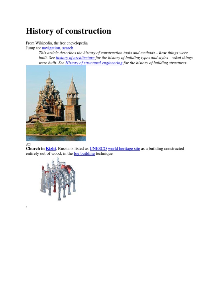 History of Construction. | PDF | Dome | Gothic Architecture