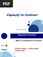 Capacity to Contract