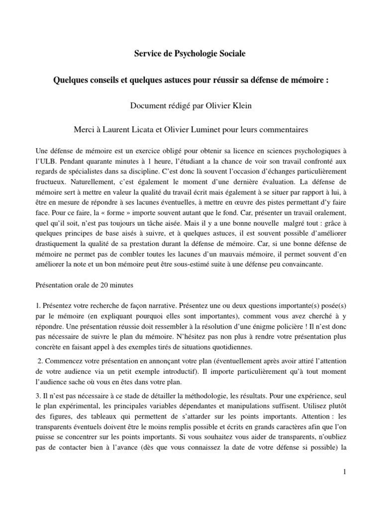 soutenance orale