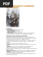 Caracteristicas de Republica Aristocratica