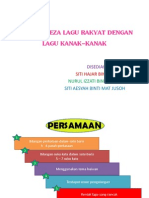 Banding Beza Lagu Rakyat Dengan Lagu Kanak-Kanak