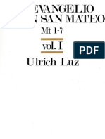 Luz Ulrich El Evangelio Segun San Mateo 01