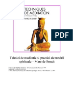 Marc de Smedt Tehnici de Meditatie Si Practici Ale Trezirii Spirituale