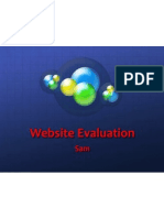 Website Evaluation