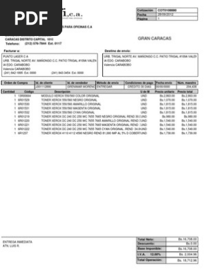 SOP Blank Quote Form