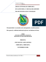 Psicomotricidad Su Asociación Con La Antropometría, Acondicionamiento Físico General y CI en Jóvenes Con SD