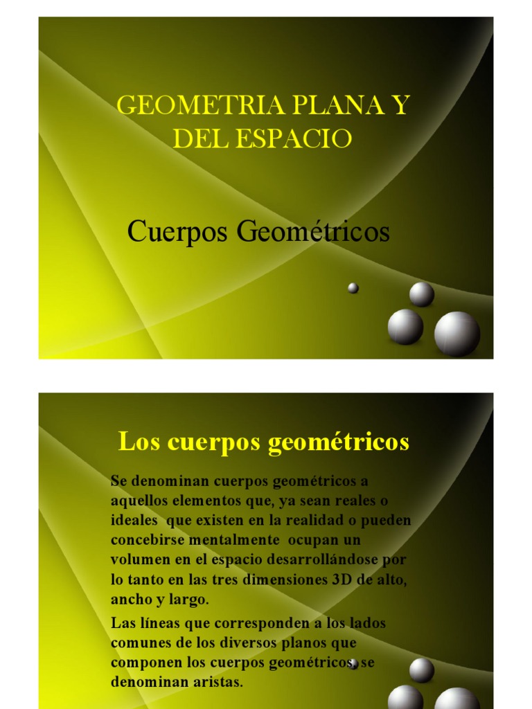 Geometría Plana y del Espacio: Poliedros | PDF | Triángulo | Geometría