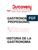 Historia de La Gastronomia 2012