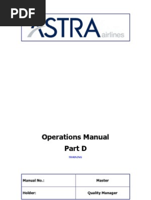 Training manual