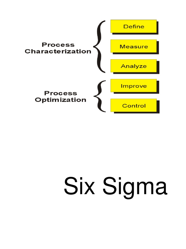 Six Sigma Project Template Guide | PDF