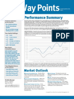Way Points: Performance Summary