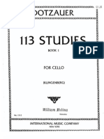 Dotzauer - 113 Studies for Cello Solo Book i