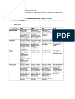 FKWeb Rubric