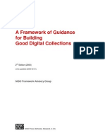 A Framework of Guidance For Building Good Digital Collections 2nd Edition