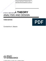 Antenna Theory: Analysis and Design