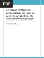 Download 5 Maneras de Promocionar Tu Link de Referido by Ptcentrada Ptcentrada SN122889322 doc pdf