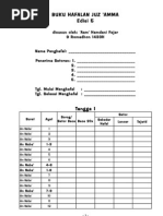 Tabel Hafalan Quran