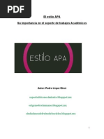 Download El Estilo APA by Pedro Lpez SN122893945 doc pdf