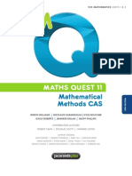 Mathematical Methods CAS - Maths Quest 11