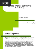 Cs 9303 System Software Internals: V.P Jaya Chitra