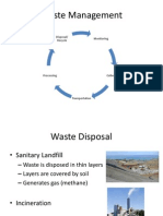 Waste Management: Monitoring Disposal/ Recycle