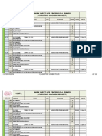 Ccipl: Index Sheet For Centrifugal Pumps (Carotino Biochem Project)