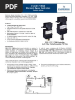 FSX / FSY / FSM Electronic Speed Controllers Technical Data