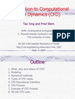 Introduction To Computational Fluid Dynamics (CFD) : Tao Xing and Fred Stern