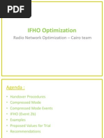 IFHO Optimization: Radio Network Optimization - Cairo Team