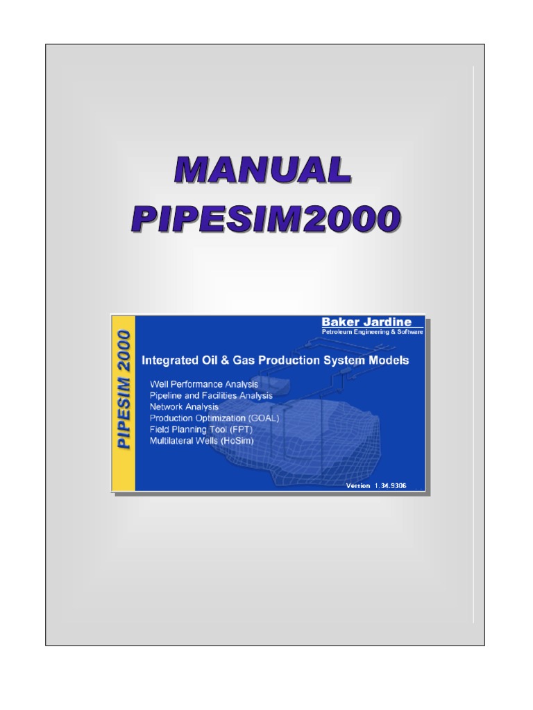 Manual de Uso de PIPESIM para Gas Lift | PDF | Gases | Ingeniería mecánica