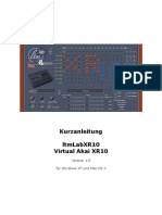 LtmLAB Akai XR10 Anleitung