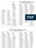 Bible Reading Plan