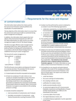 Disposal of Contaminated Soil November