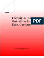 Feeding and Risering Guidelines for Steel Castings - Steel Foundry Society