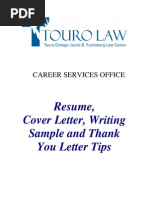 Resumes & Cover Letter Tips