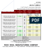 Rock Wool Manufacturing Company: Delta-3 Lamella